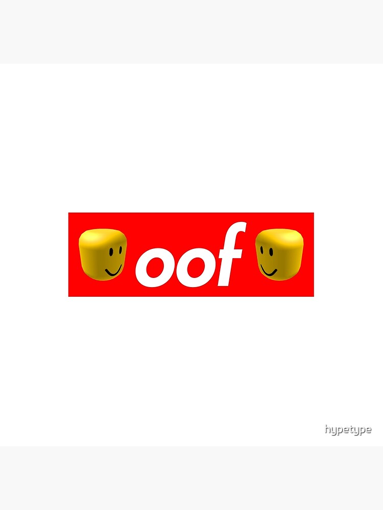 Roblox Oof Tote Bag By Hypetype Redbubble - red roblox oof