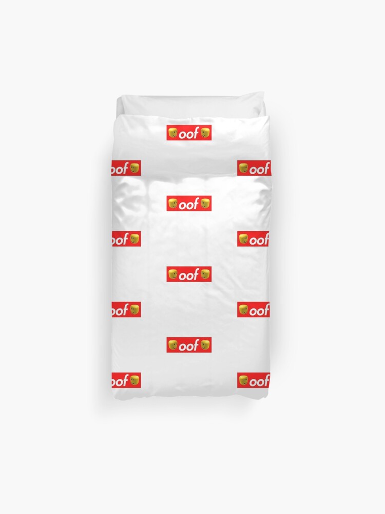 Roblox Oof Duvet Cover By Hypetype Redbubble - roblox eat sleep play repeat zipper pouch by hypetype redbubble
