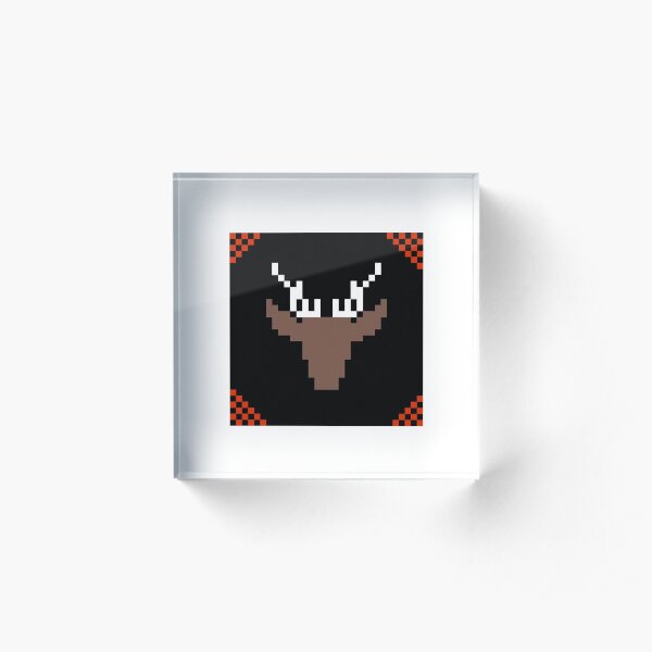 pixel deer Acrylic Block