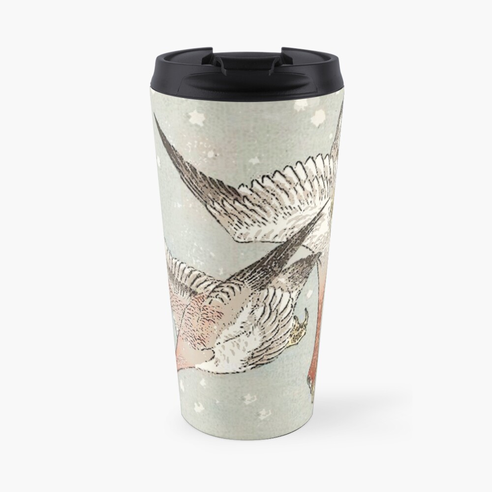 Snow Geese Travel Mug