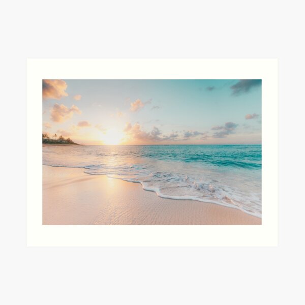 Tropical Clear Ocean Art Print