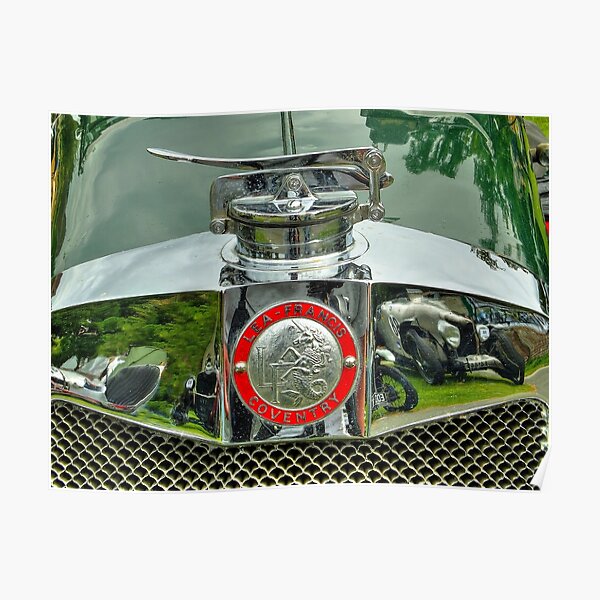 Lea Francis Radiator Cap Poster