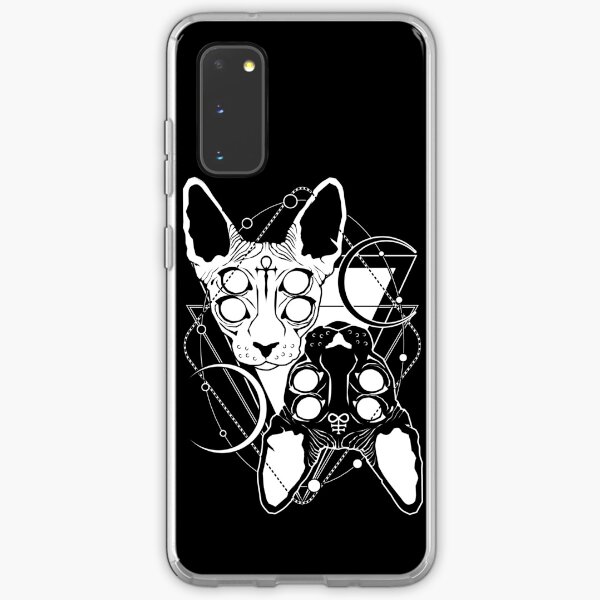 Sphynx cats with ankh and Leviathan cross symbols Samsung Galaxy Soft Case