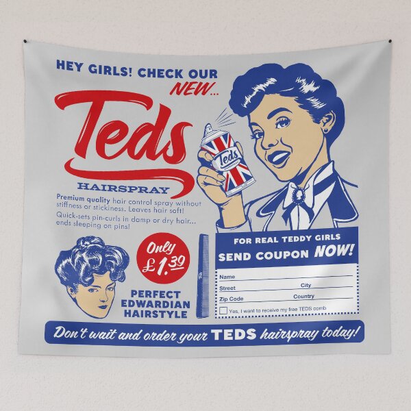 Item preview, Teds hairspray designed and sold by ElectricFranky.