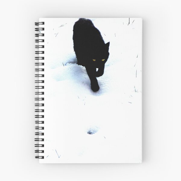 Item preview, Cat in Snow ~ Black and White designed and sold by Innpictime.