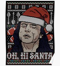 Oh Hi Santa Poster