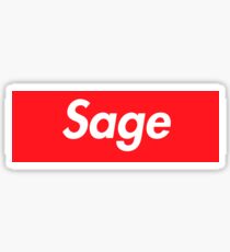 Hello My Name Is Sage Name Tag Sticker