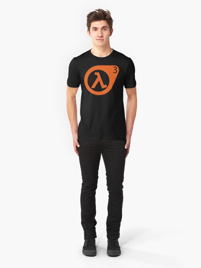 Alternate view of Half Life 3 Confirmed Slim Fit T-Shirt