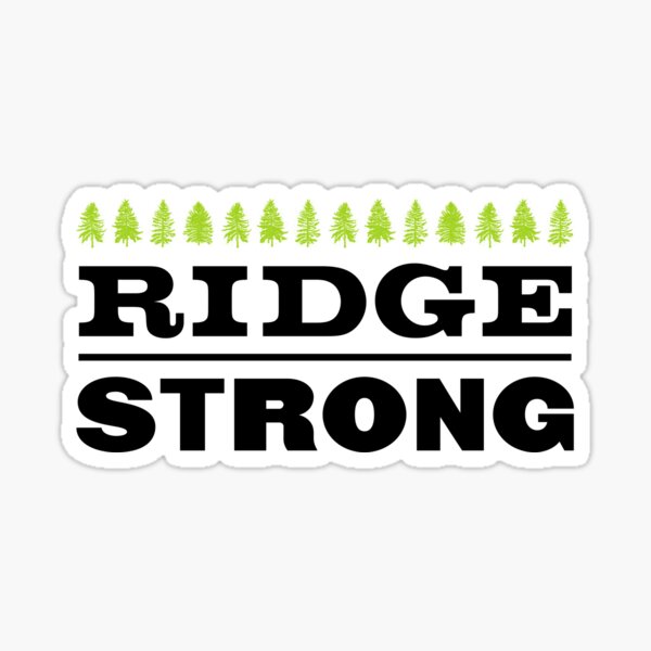 Ridge Strong Sticker