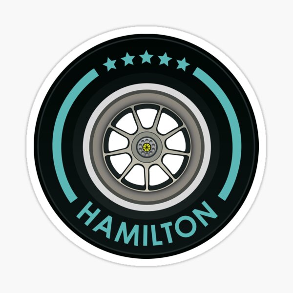 Lewis Hamilton - Fünfmaliger Weltmeister Sticker
