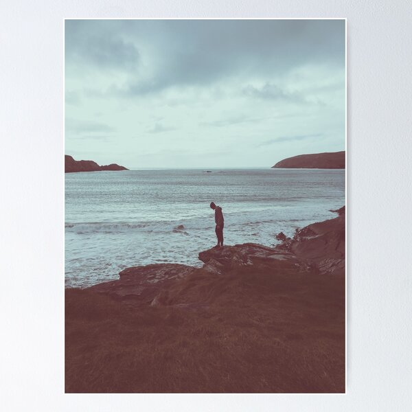 Item preview, Stance | Man at Irish Sea | Ireland designed and sold by Phil Stuebe.