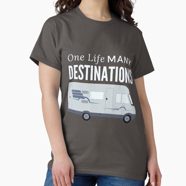 Vista previa del artículo con la obra «One Life Many Destinations Hymer Motorhome», diseñado y vendido por HermanTheHymer.