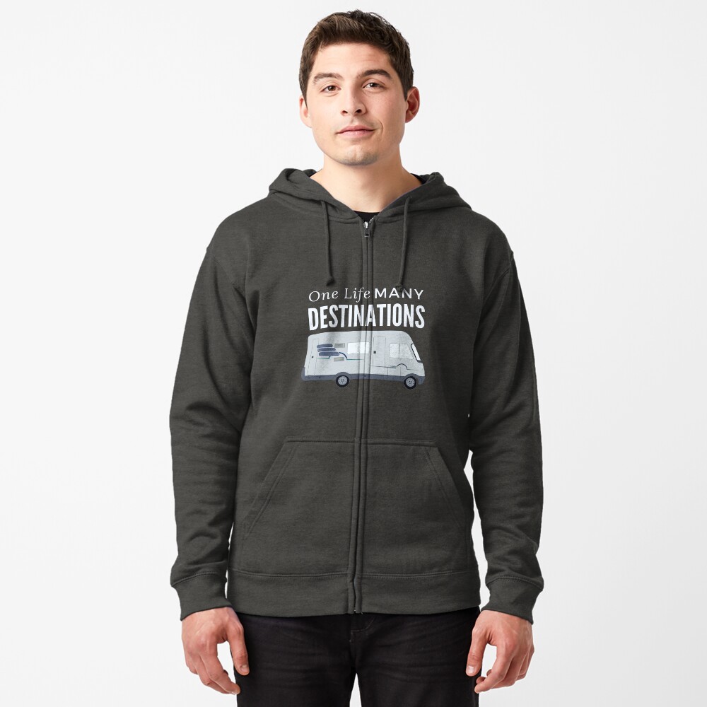 Vista previa del artículo con la obra «Sudadera con capucha y cremallera», diseñado y vendido por HermanTheHymer.