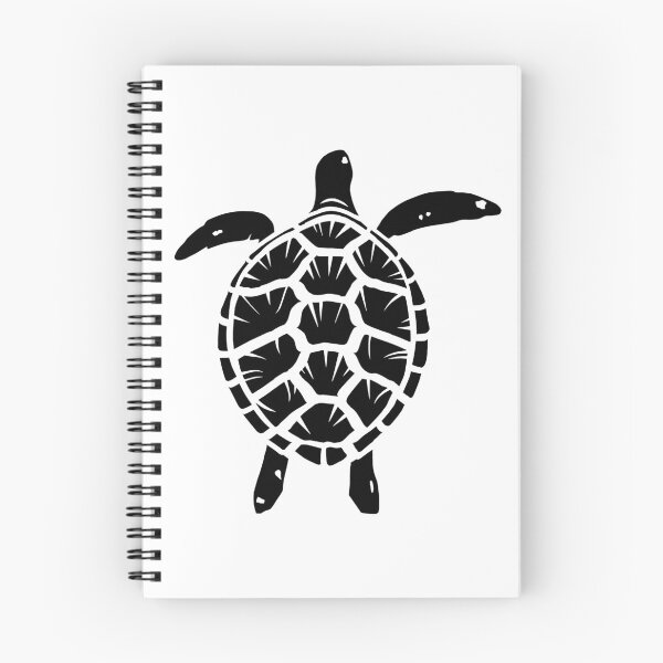 Item preview, Hawksbill Sea Turtle - Black designed and sold by juliaccreates.