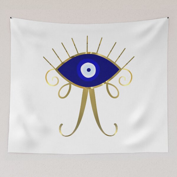 Item preview, All Seeing Blue Evil Eye designed and sold by umeimages.