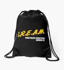 CREAM_dare Drawstring Bag