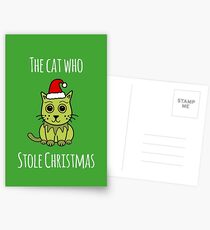 'The Cat Who Stole Christmas' Postcards