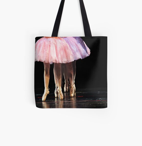 In Line They Dance All Over Print Tote Bag