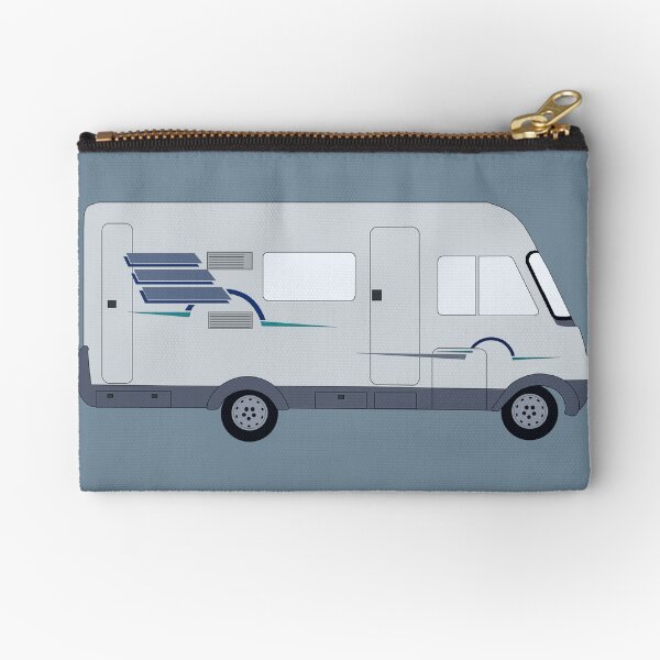 Hymer Motorhome Cartoon Graphic Zipper Pouch