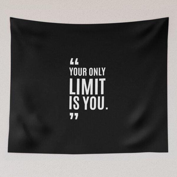 Item preview, your only limit is you (white) designed and sold by Speiky.