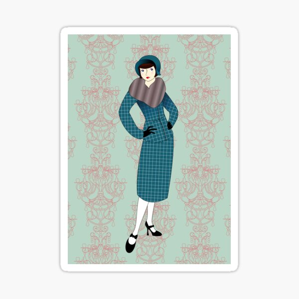 Flapper ready for the new Roaring Twenties! (3) Sticker