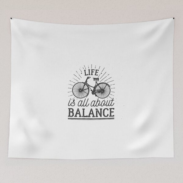 Item preview, Life is all about balance (black) designed and sold by Speiky.