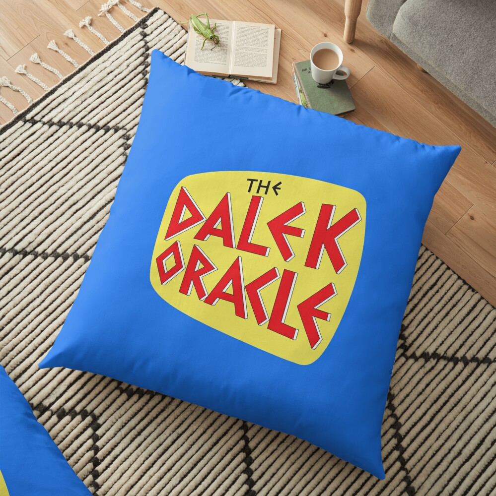 The Dalek Oracle Floor Pillow By Chrisorton Redbubble - dalek roblox