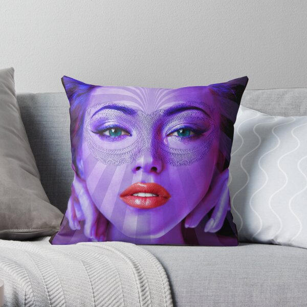 Forget Me Not Throw Pillow