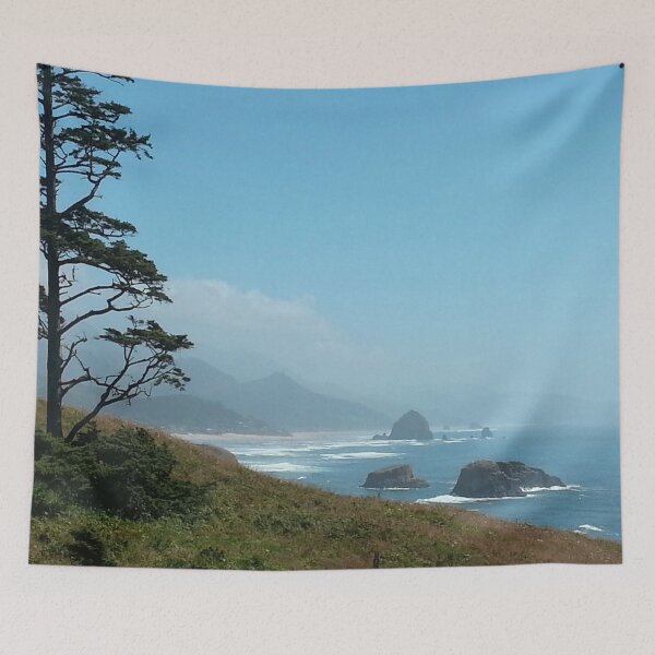 Item preview, Alone on Cannon Beach designed and sold by cobblehill.