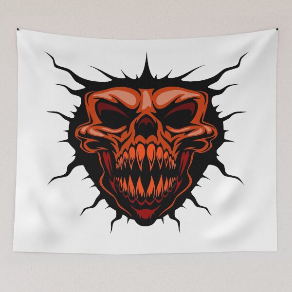 Item preview, Horror cartoon devil  designed and sold by leen12 Art Designs Prints.