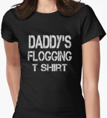 Distressed BDSM Dom Kink Shirt Women's Fitted T-Shirt