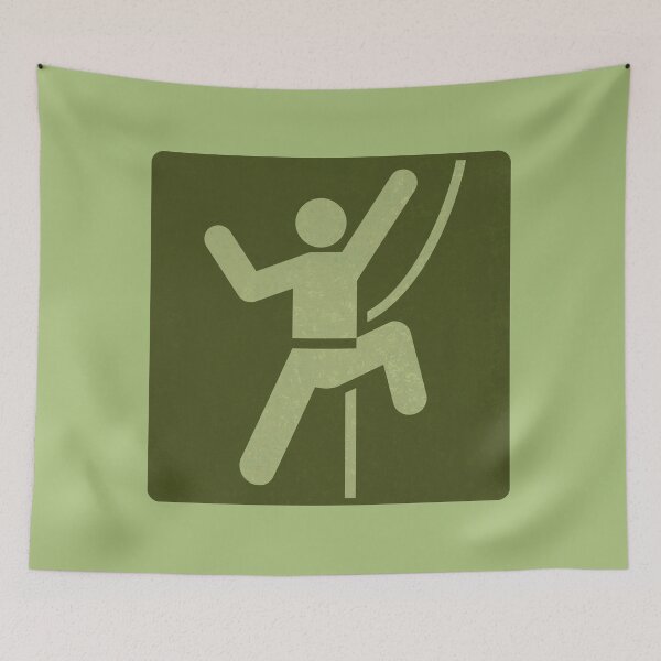 Item preview, Outdoor Recreational Sign Traditional Rock Climbing designed and sold by surgedesigns.
