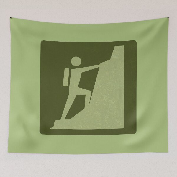 Item preview, Outdoor Recreational Sign Rock Climbing designed and sold by surgedesigns.