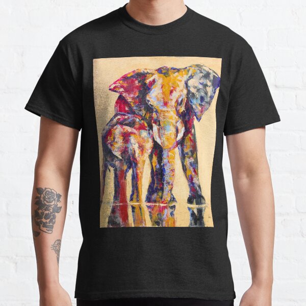 Elephants of Color Classic T-Shirt
