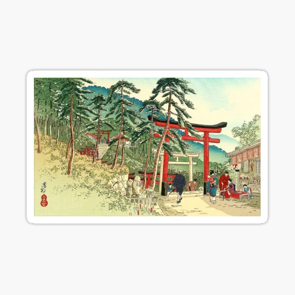 Item preview, Lugares famosos de Kyoto - Fushimi Inari Scenery designed and sold by Martstore.