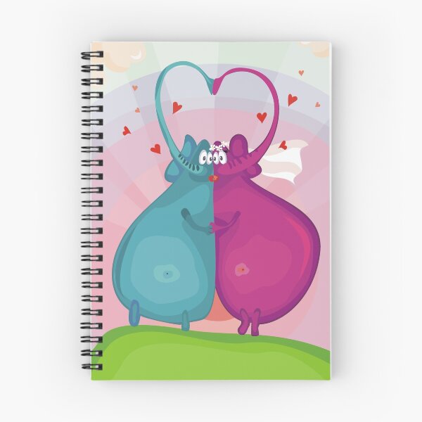 Artikelvorschau, Elefantenhochzeit entworfen und verkauft von Doodles.