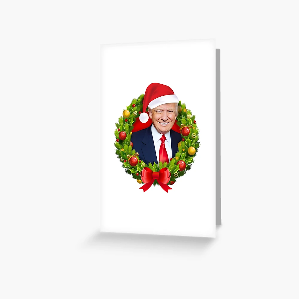 Donald Trump Christmas Card/Gifts. Make Christmas great again, meme  greeting cards Tote Bag for Sale by Willow Days