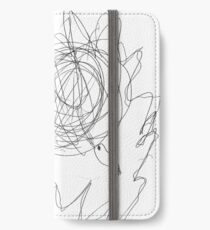 #lineart #flower #blackandwhite #plant #artwork #illustration #chalkout #vector #design #art #abstract #sketch #decoration #pattern #outline #shape #drawingartproduct #inarow #square iPhone Wallet/Case/Skin