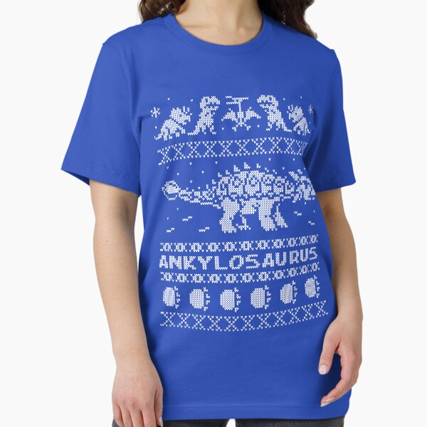 Ankylosaurus Winter Holiday Sweater Essential T-Shirt