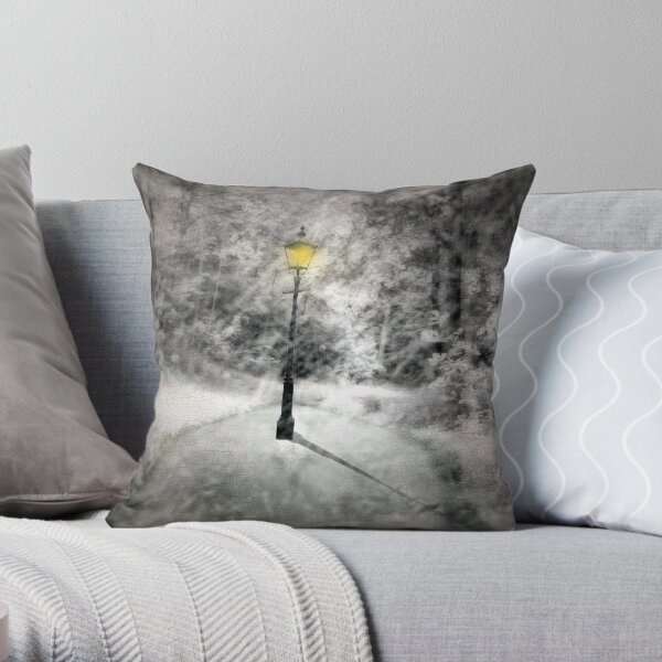 This way to Narnia Throw Pillow