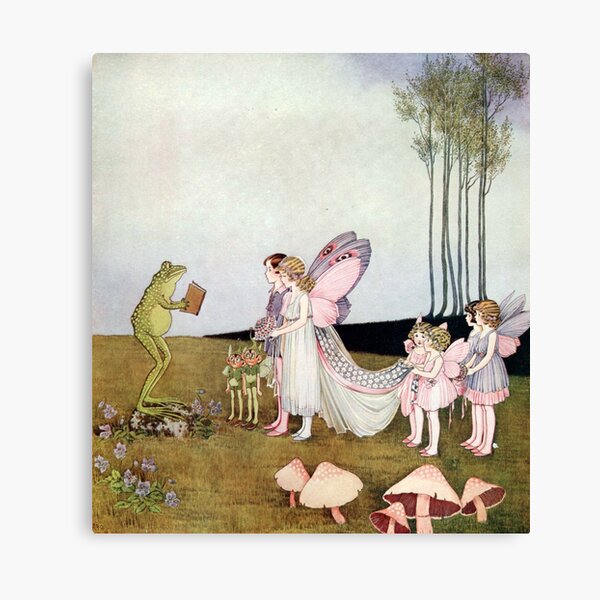 Fairy Wedding - Ida Rentoul Outhwaite Canvas Print