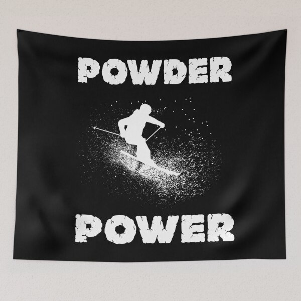 Item preview, Powder Power, Skiing image designed and sold by BokeeLee.