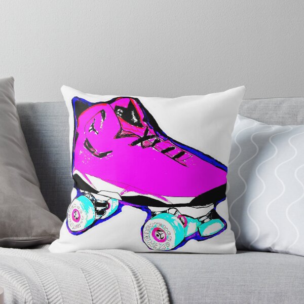 Item preview, pink pop art skate designed and sold by brandydevoid.