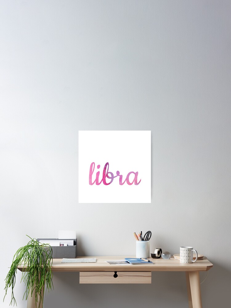 Thumbnail 2 of 3, Poster, libra designed and sold by EvyStickersx.