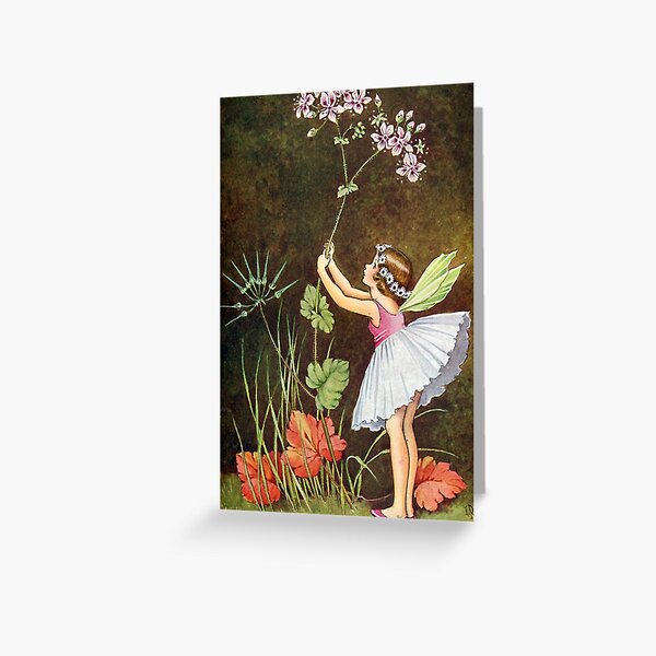 Vista previa del artículo con la obra «Hada de las flores - Ida Rentoul Outhwaite», diseñado y vendido por forgottenbeauty.