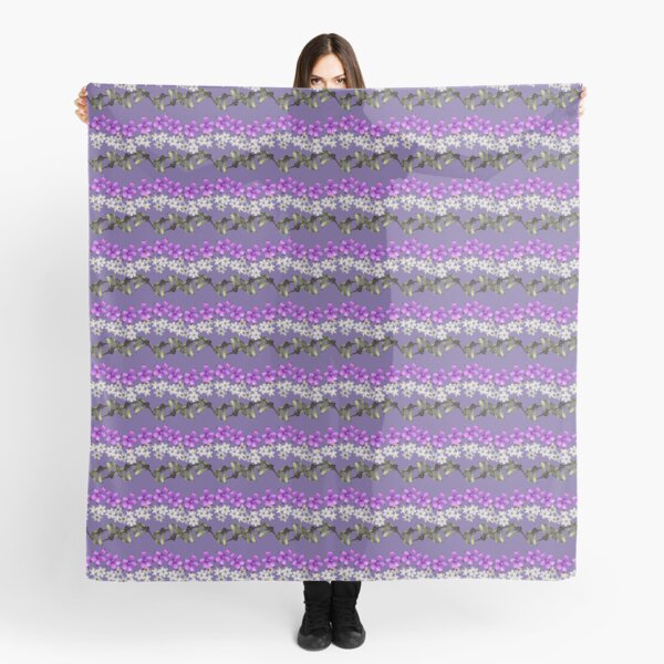 Mixed Floral - Suffragette Colours Scarf
