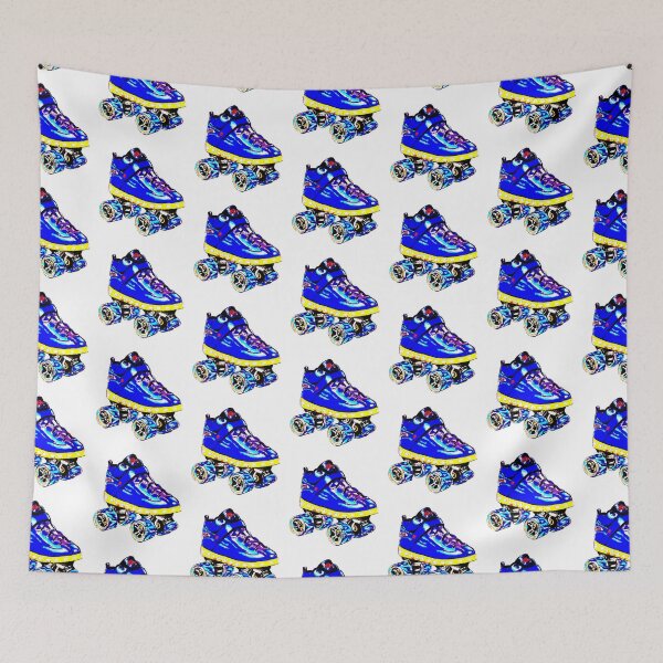 Item preview, Blue pop art skate designed and sold by brandydevoid.
