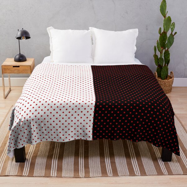 Item preview, Red Dots on Black and White designed and sold by wordznart.