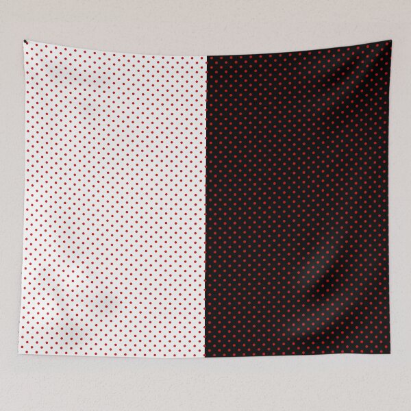 Item preview, Red Dots on Black and White designed and sold by wordznart.
