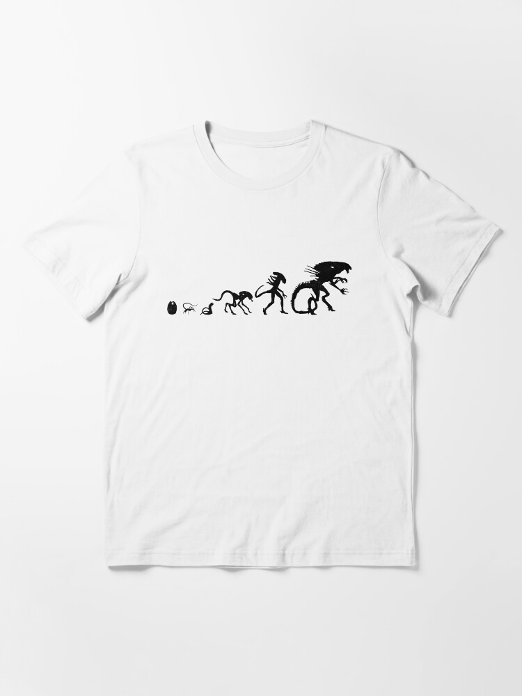 Alternate view of Xenomorph Alien Evolution Essential T-Shirt